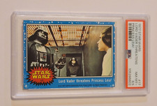 1977 Topps Star Wars #17 Lord DARTH Vader Threatens Princess Leia! PSA 8.5 NOT 9