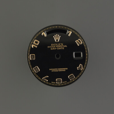 ROLEX Day Date SL Zifferblatt DIAL 118205 118235 GOLD Stick RLX Rose Black 36m