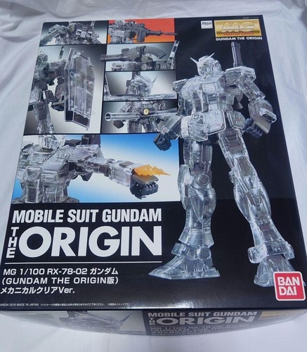 Bandai MG 1/100 RX-78-02 Gundam The Origin Mechanical Clear Ver. Model Kit - 第 1/1 張圖片