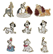 Lot cartoon dog mix Metal Charms DIY Earrings Jewelry Making Pendants