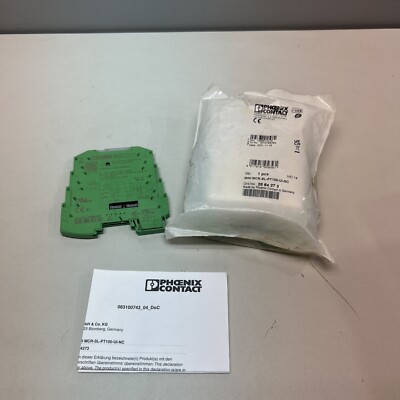 PHOENIX CONTACT MINI MCR-SL-PT100-UI-NC TEMPERATURE TRANSMITTER