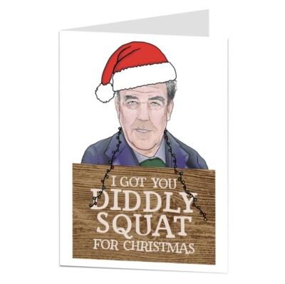 Lustige Weihnachtskarte - Für Ihn Ihren Freund Familie Kollege - Jeremy Clarkson