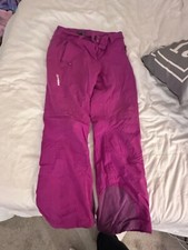 Ski Pants.   Schoffel Pink/ Purple Ski Selapettes Women Size Usa 8, Uk12