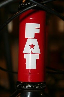 FAT CHANCE CYCLES bike frame head tube die-cut sticker Buy 2 get 1 FREE!