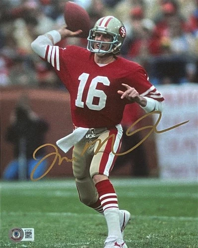 Joe Montana Autographed Signed 8x10 Photo BAS COA Beckett Authent