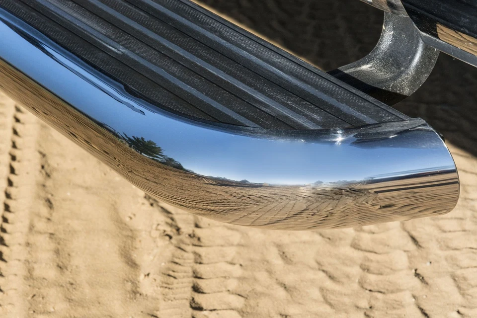 For Ford E-350 Super Duty 01-25 Running Boards Luverne 6.5" MegaStep Black w Foto 4 de 4