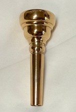 Unmarked Cornet mthp GOLD PLATE......630 med deep C cup 24 throat