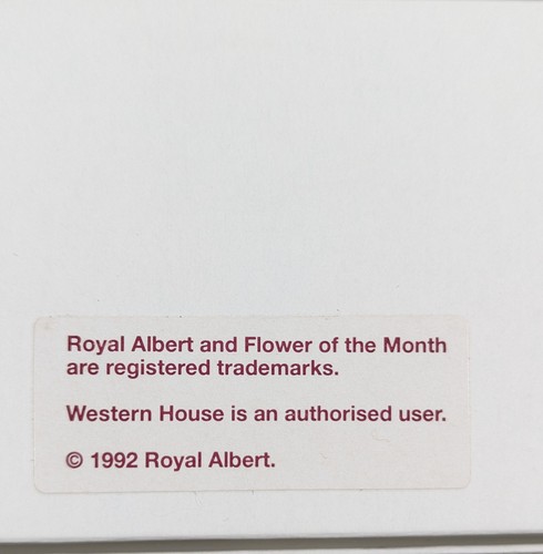 Royal Albert Blume des Monats Kuchengabel Neu - Japan - Bild 5 von 6