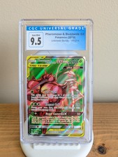 Pheromosa & Buzzwole GX (Full Art) 191/214 Unbroken Bonds Holo Tag Team CGC 10  on eBay