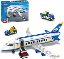 City Passenger Airplane Building Set, Compatible with Legou Plane Blocks Toy,...