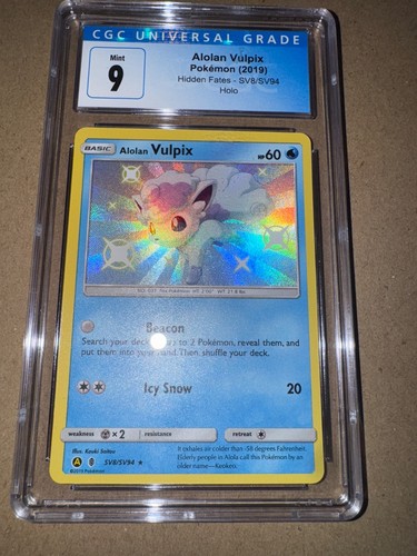 Alolan Vulpix graded CGC 9 for sale on eBay