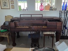 ANTIQUE CHICKERING SQUARE GRAND PIANO 1800s