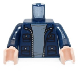 LEGO Minifigure Torso Vern Teenage Mutant Ninja Turtles 79115 dark blue jacket