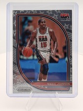 2020-21 Panini Prizm #7 Magic Johnson USA Basketball