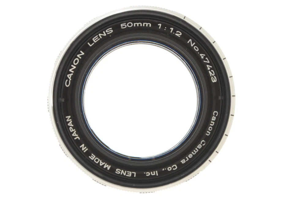 【Exc+5 con filtro】Lente Canon 50 mm f1.2 LTM L39 Leica montaje con tornillo de JAPÓN Foto 4 de 4