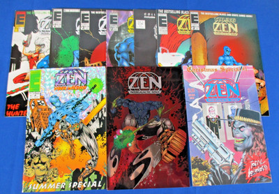 Zen Intergalactic Ninja Entity Comics Lot of 10 VF The Hunted