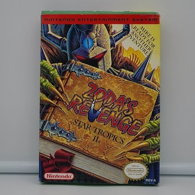 Star Tropics 2 Zodas Revenge Complete In Box Manual Tested Working