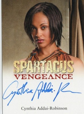 Spartacus Vengeance 2013 Auto Autograph Cynthia Addai-Robinson as Naevia