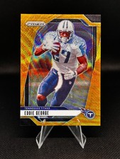 2024 Panini Prizm - Eddie George HOF - Gold Wave /10 – TITANS