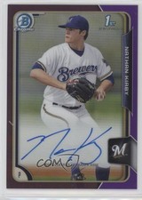 2015 Bowman Draft Chrome Pick Purple Refractor 237/250 Nathan Kirby Auto i5q