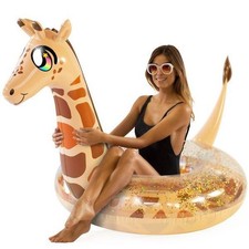 Poolcandy Glitter Giraffe Jumbo Pool Tube PC6048GIR