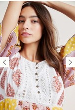New Anthropologie x Maeve Melody Patchwork Dress size 4