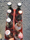 1960s Nice CocaCola Plastic Bottle Carrier with Nice1990s Mexican Glass Bottles  — photo 8