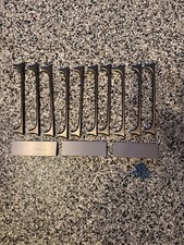 Lot of 10 Bronze Cabinet Pull Handles w/ 3 Ma...