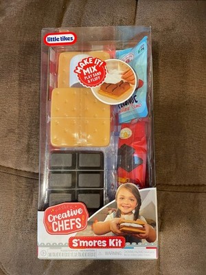 Little Tikes Creative Chefs S mores Kit Pretend Play Food Set NEW