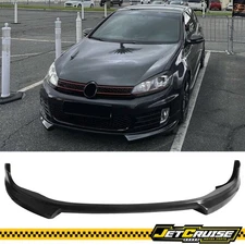 Fits 10-14 Volkswagen VW Golf 6 / GTI RG Style Front Bumper Lip Spoiler - PU