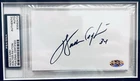 Walter Payton Signed Index Card PSA/DNA Certified Chicago Bears Football