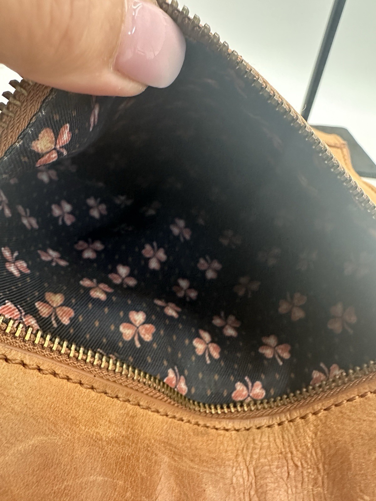 LUCKY BRAND Baldwin Patchwork  Soft Brown Leather… - image 15