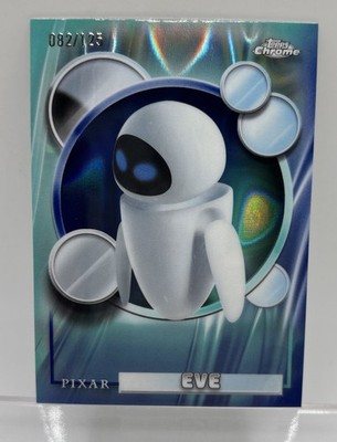 2026 Topps Chrome Disney Eve Dark Blue And Light Blue Lava /125 WALLE