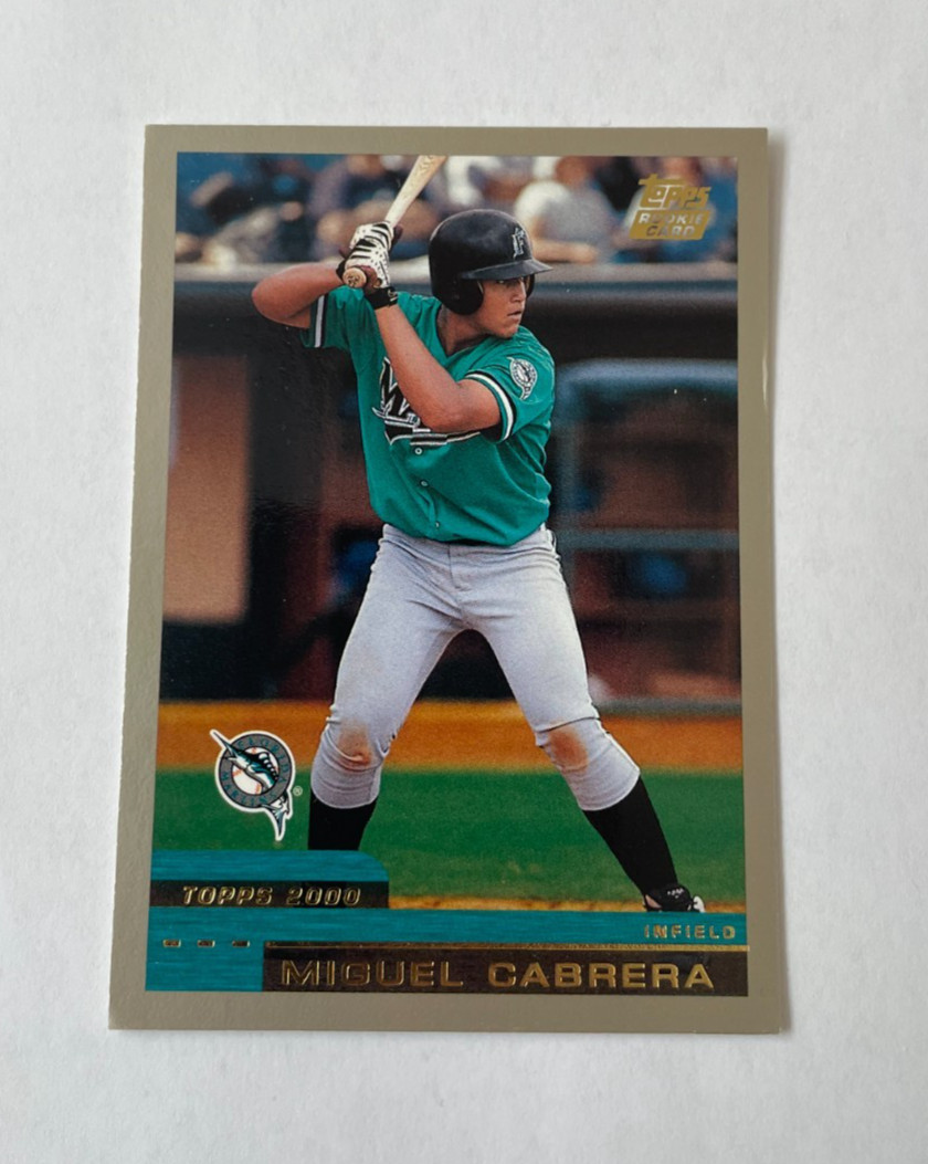 Miguel Cabrera 2000 Topps Traded RC #T40 Florida Marlins Rookie Card