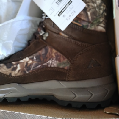 OZARK TRAIL Camo Hiking Hunting Boots Waterproof Laced Bruce  display picture 2