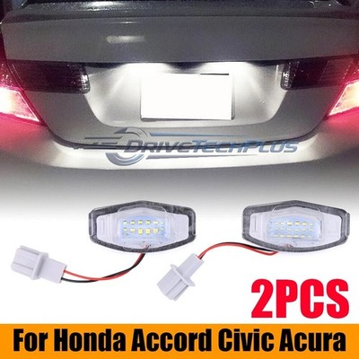 Para Honda Civic Accord Luces Led Placa De Matrícula Etiqueta De Luz accesorios