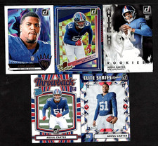 Abdul Carter - New York Giants - 2025 Donruss - (5) different RC / INSERT / LOT