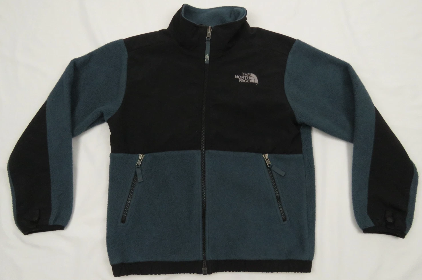 The North Face TNF Denali Polartec Fleece Boys Youth Full Zip Coat Jacket M