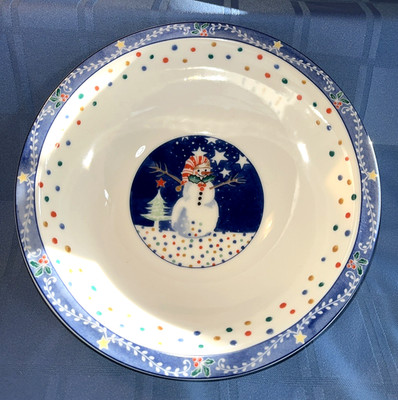 Epoch Collection by Noritake, Mr. Snowman Vegetable, Side Dish Bowl 9 3/8'' 1pc