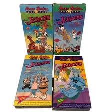 Vintage Lot of 4 The Jetsons VHS 1990 Animated Cartoon Original Episodes