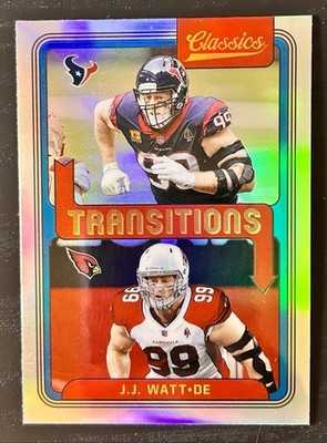 2021 Panini Classics - Transitions J.J. Watt #T-14 Silver