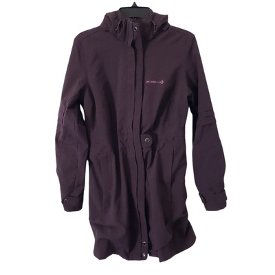 Merrell Opti-Shell Coat Jacket Parker With Hood Color Plum Women's Size Medium 