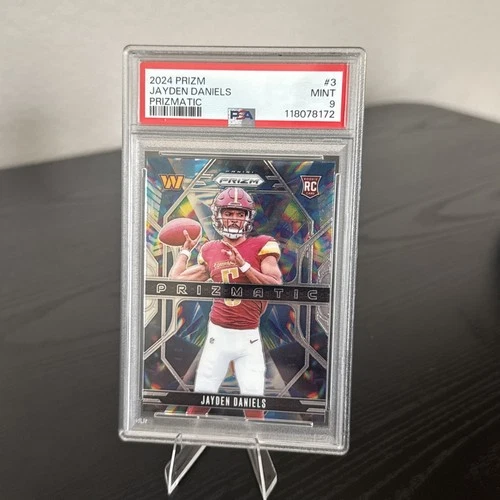 2024 Prizm Jayden Daniels Prizmatic PSA 9