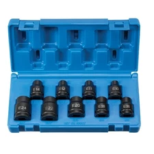 Grey Pneumatic 1319ET 1/2" Drive 9-Piece External Torx Impact Socket Set