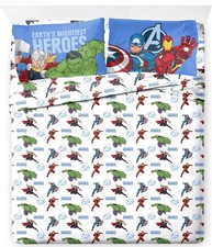 Marvel Avengers Kids Microfiber Sheet Set-AB0G4NL3LLK3, AB0G4NP7D6Q3