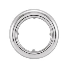 Faceted Round Back Set Bezel Hidden Bail Floa...