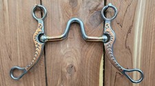 Tyler Solid Port with Copper Scroll Shanks Western Bit