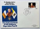 Ireland 1979 - MAYNOOTH - Pope Visit EIRE First Irish Stamps Envelope FDC