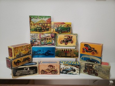 Lot of 14 Vintage Avon Car Cologne Bottles With Boxes 