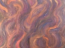 Abstract Painting Paper Gouache Abstraction 1970 Charles D'estève De Pradel Art